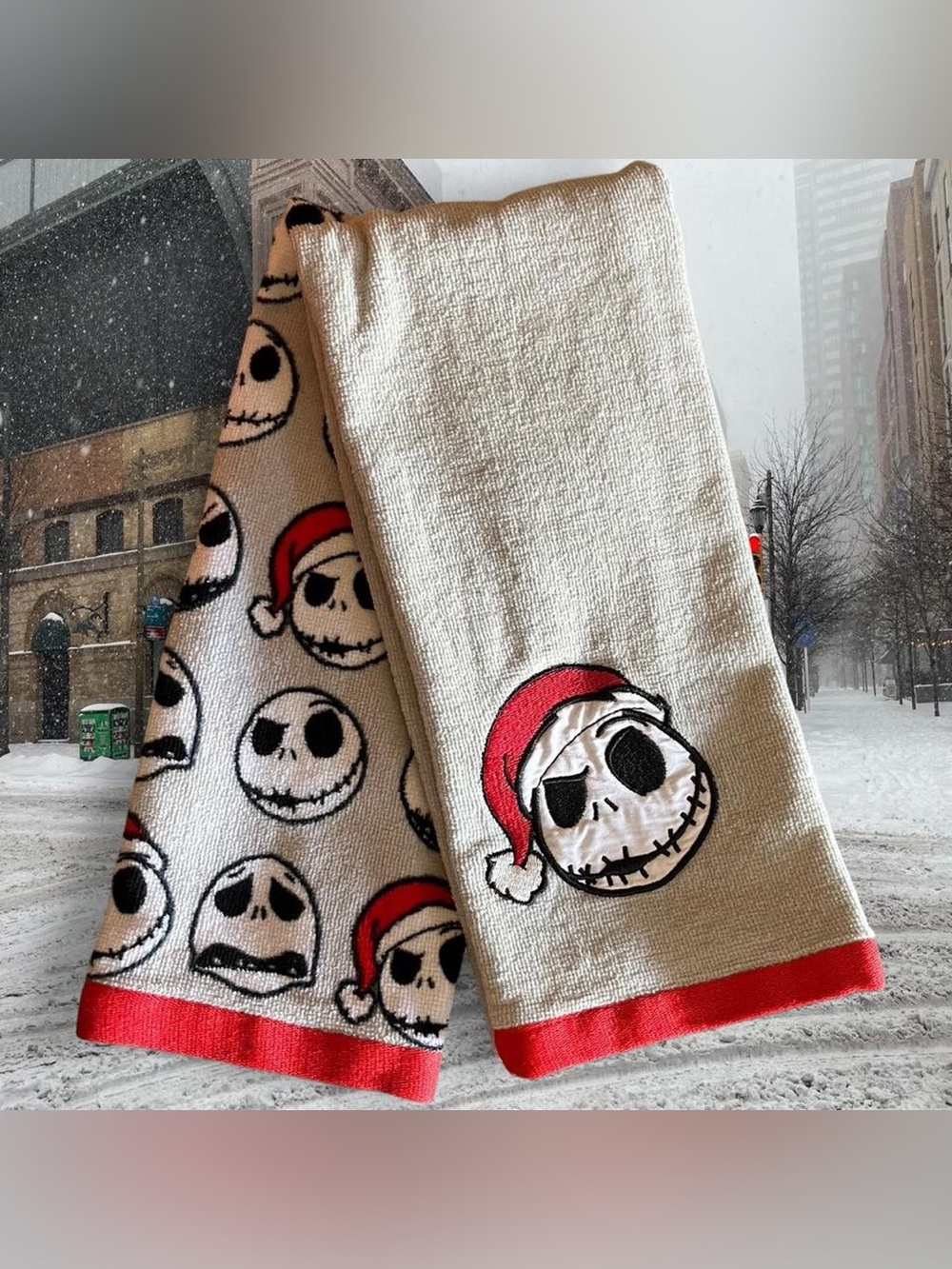 Disney’s The Nightmare Before Christmas Jack Skellington Hand Towels